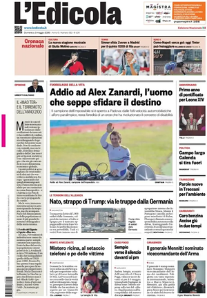 Prima pagina L'Edicola (Nazionale) di oggi - Quotidiano nazionale
