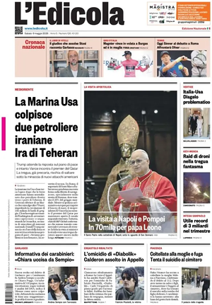 Prima pagina L'Edicola (Nazionale) di oggi - Quotidiano nazionale