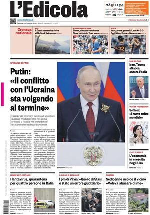 Prima pagina L'Edicola (Nazionale) di oggi - Quotidiano nazionale