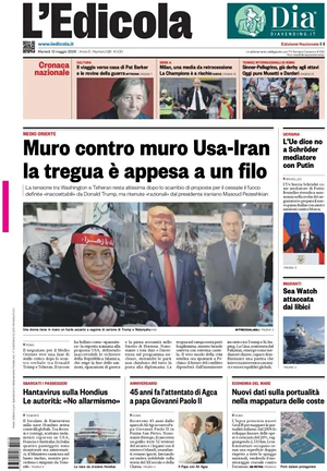 Prima pagina L'Edicola (Nazionale) di oggi - Quotidiano nazionale