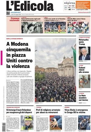 Prima pagina L'Edicola (Nazionale) di oggi - Quotidiano nazionale