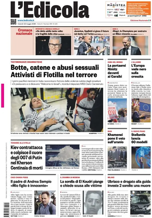Prima pagina L'Edicola (Nazionale) di oggi - Quotidiano nazionale