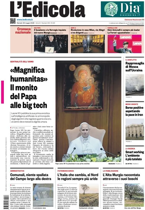 Prima pagina L'Edicola (Nazionale) di oggi - Quotidiano nazionale