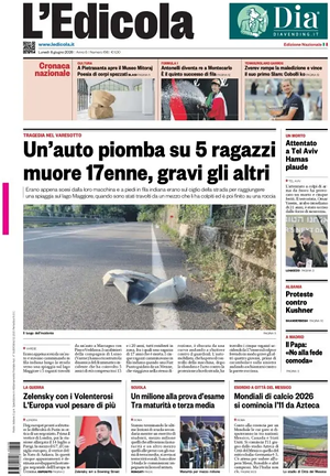 Prima pagina L'Edicola (Nazionale) di oggi - Quotidiano nazionale