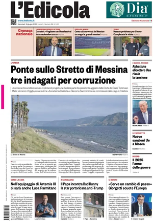 Prima pagina L'Edicola (Nazionale) di oggi - Quotidiano nazionale