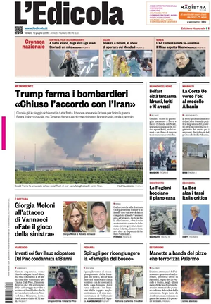 Prima pagina L'Edicola (Nazionale) di oggi - Quotidiano nazionale