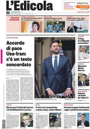 Prima pagina L'Edicola (Nazionale) di oggi - Quotidiano nazionale