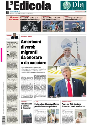 Prima pagina L'Edicola (Nazionale) di oggi - Quotidiano nazionale