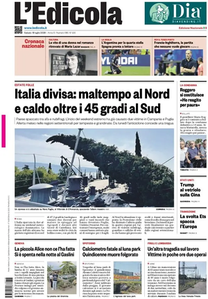 L'Edicola (Nazionale) prima pagina