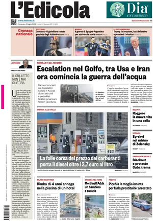 L'Edicola (Nazionale) prima pagina