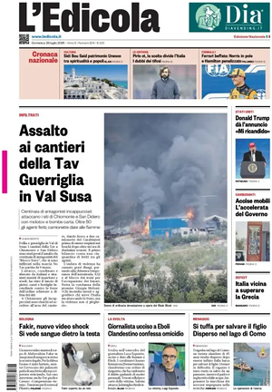 Prima pagina L'Edicola (Nazionale) di oggi - Quotidiano nazionale