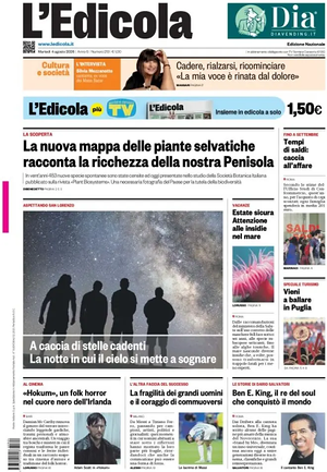 Prima pagina L'Edicola (Nazionale) di oggi - Quotidiano nazionale