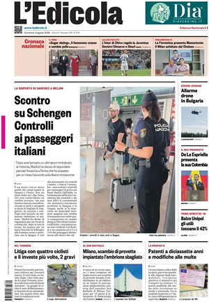 Prima pagina L'Edicola (Nazionale) di oggi - Quotidiano nazionale