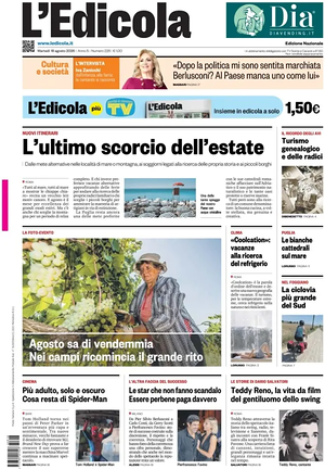 Prima pagina L'Edicola (Nazionale) di oggi - Quotidiano nazionale