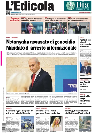 Prima pagina L'Edicola (Nazionale) di oggi - Quotidiano nazionale