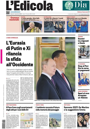 L'Edicola (Nazionale) prima pagina