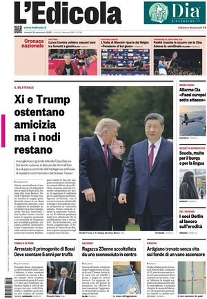 Prima pagina L'Edicola (Nazionale) di oggi - Quotidiano nazionale
