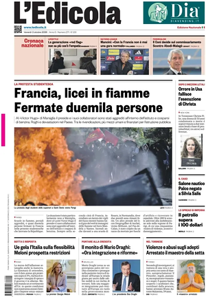 Prima pagina L'Edicola (Nazionale) di oggi - Quotidiano nazionale