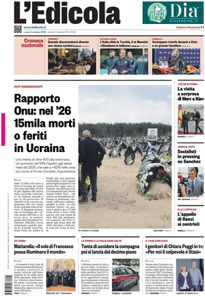 Prima pagina L'Edicola (Nazionale) di oggi - Quotidiano nazionale