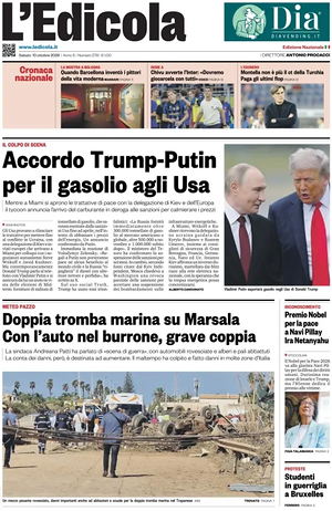 Prima pagina L'Edicola (Nazionale) di oggi - Quotidiano nazionale