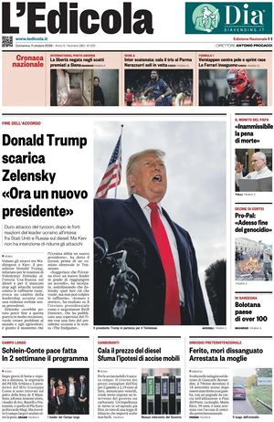 Prima pagina L'Edicola (Nazionale) di oggi - Quotidiano nazionale