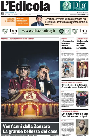 Prima pagina L'Edicola (Nazionale) di oggi - Quotidiano nazionale