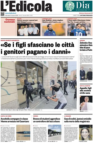 L'Edicola (Nazionale) prima pagina