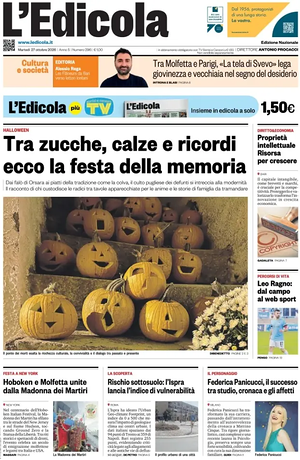 Prima pagina L'Edicola (Nazionale) di oggi - Quotidiano nazionale