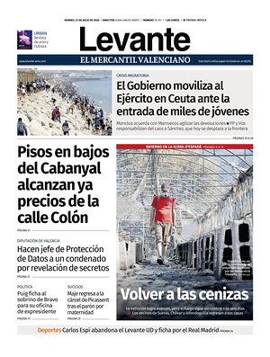 Prima pagina Levante EMV di oggi - Quotidiano regional