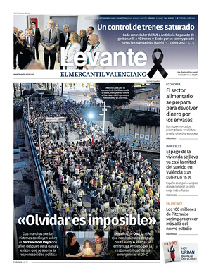 Prima pagina Levante EMV di oggi - Quotidiano regional