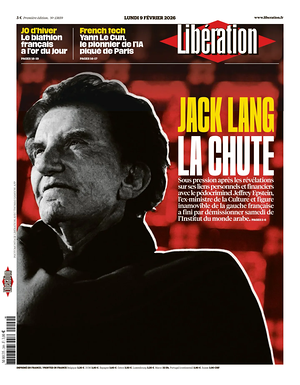 Prima pagina Libération di oggi - Quotidiano estero
