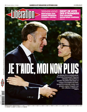Prima pagina Libération di oggi - Quotidiano estero