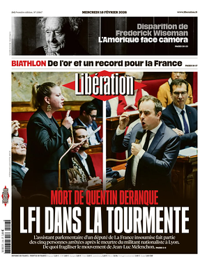 Prima pagina Libération di oggi - Quotidiano estero