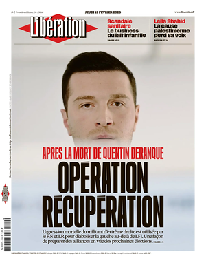 Prima pagina Libération di oggi - Quotidiano estero