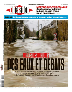 Prima pagina Libération di oggi - Quotidiano estero