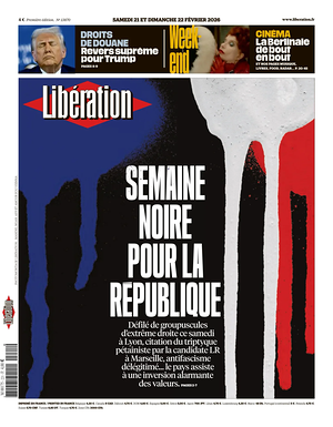 Prima pagina Libération di oggi - Quotidiano estero