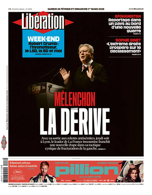 Prima pagina Libération di oggi - Quotidiano estero