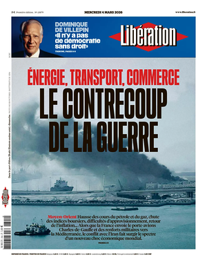 Prima pagina Libération di oggi - Quotidiano estero