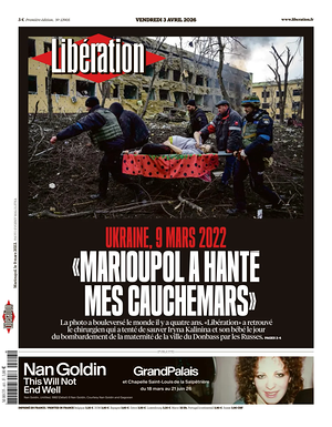 Prima pagina Libération di oggi - Quotidiano estero