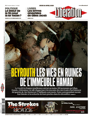 Prima pagina Libération di oggi - Quotidiano estero