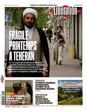 Prima pagina Libération di oggi - Quotidiano estero
