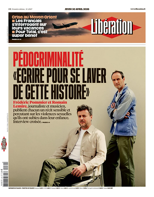 Prima pagina Libération di oggi - Quotidiano estero