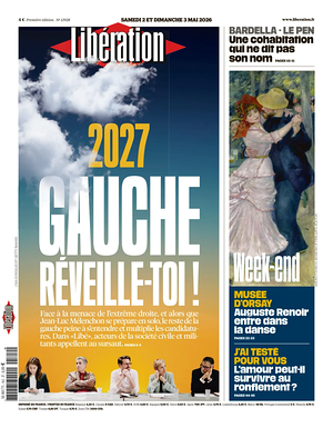 Prima pagina Libération di oggi - Quotidiano estero