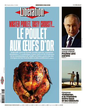 Prima pagina Libération di oggi - Quotidiano estero
