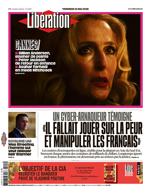 Prima pagina Libération di oggi - Quotidiano estero