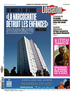 Prima pagina Libération di oggi - Quotidiano estero