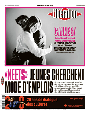 Prima pagina Libération di oggi - Quotidiano estero