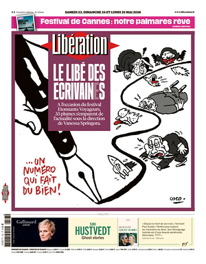 Prima pagina Libération di oggi - Quotidiano estero