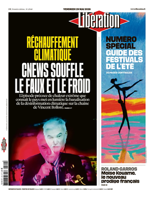 Prima pagina Libération di oggi - Quotidiano estero