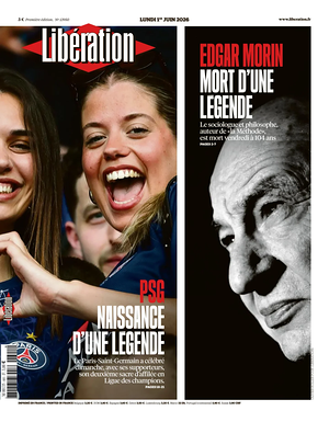 Prima pagina Libération di oggi - Quotidiano estero